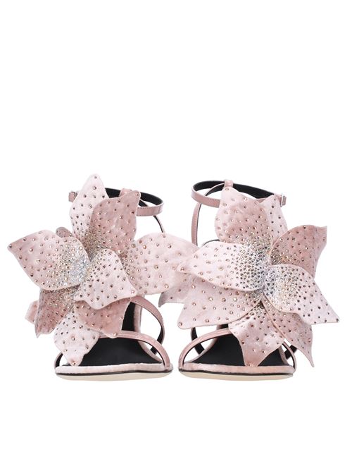 Sandali FLORANT in velluto e vernice GIUSEPPE ZANOTTI | I200020/002ROSA